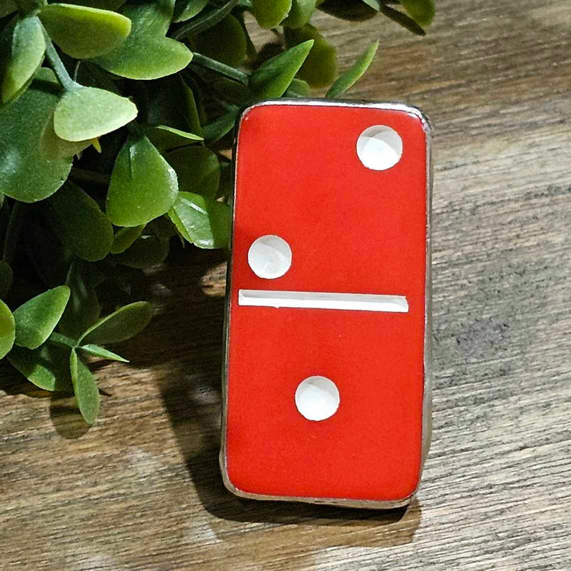 Dominos For Life Red 2/1 Ring