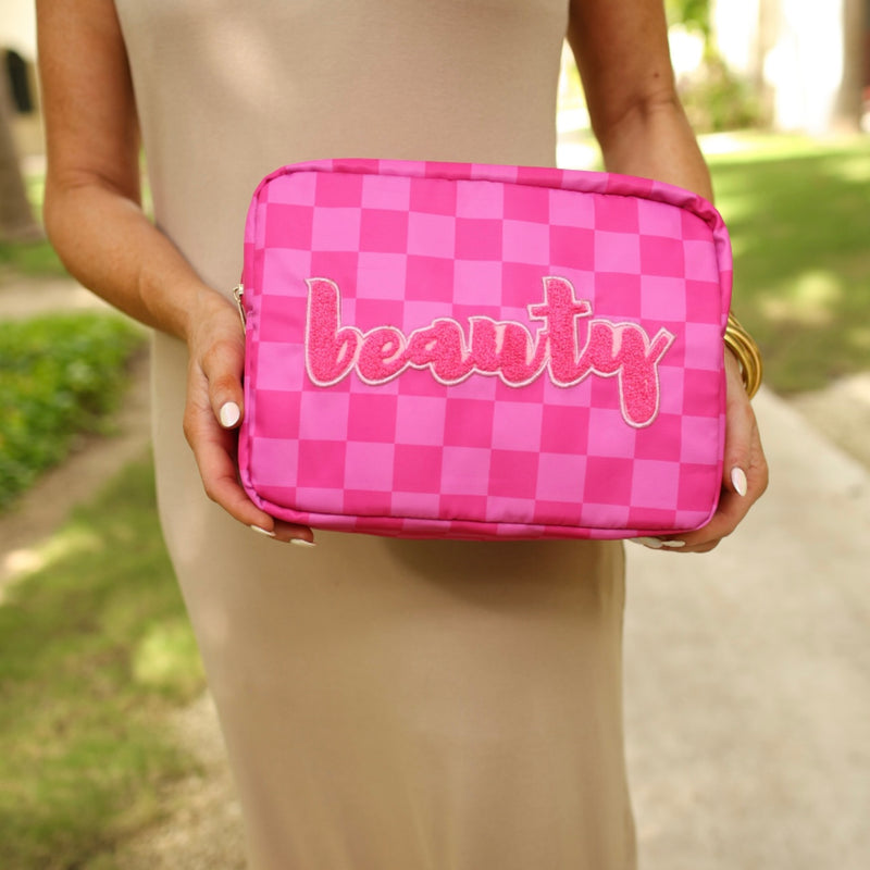 "Beauty" Patch Travel bag