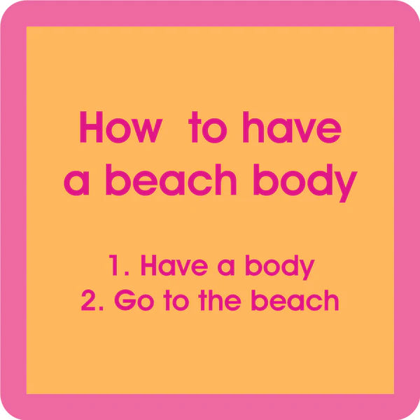 Coasters-Beach Body