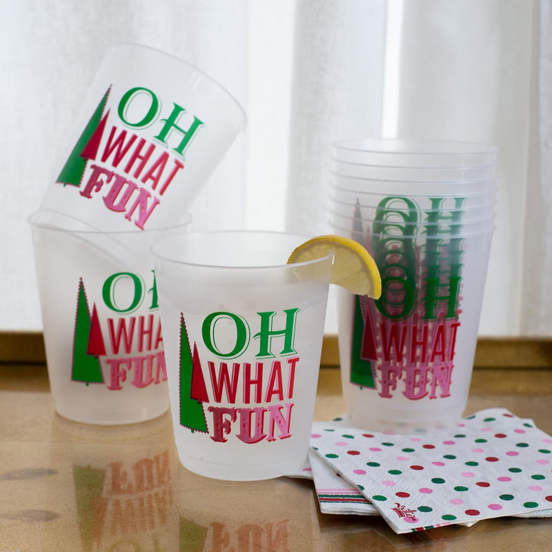 RS Oh What Fun Frosted Party Cups
