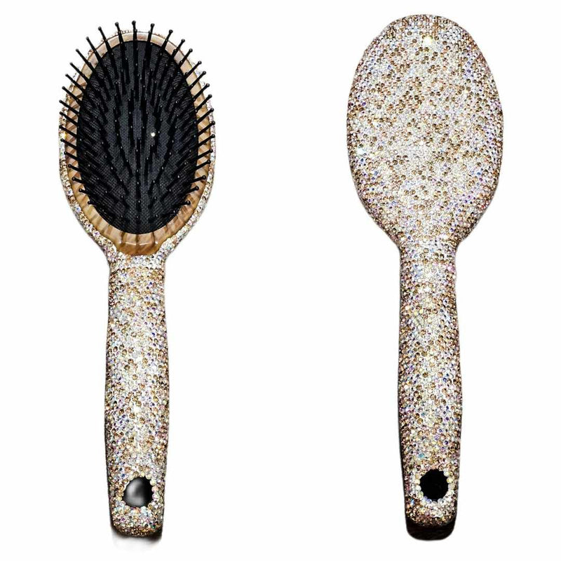 Gold/ Silver Rhinestone Hair Brush