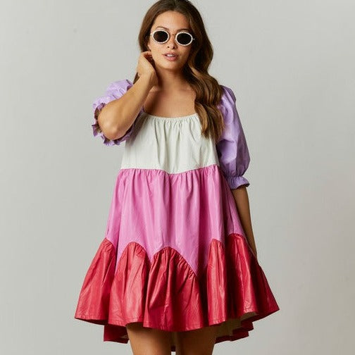 Dream Lover Color Bock Dress
