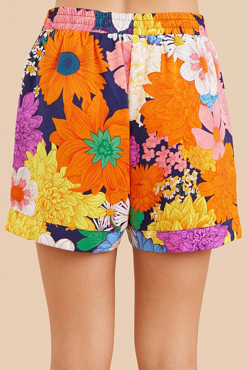Jackie Floral Print Shorts