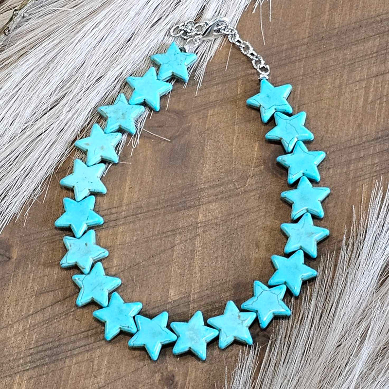 SL Small Turquoise Star Necklace