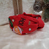 Red Ho Ho Ho Beaded Headband