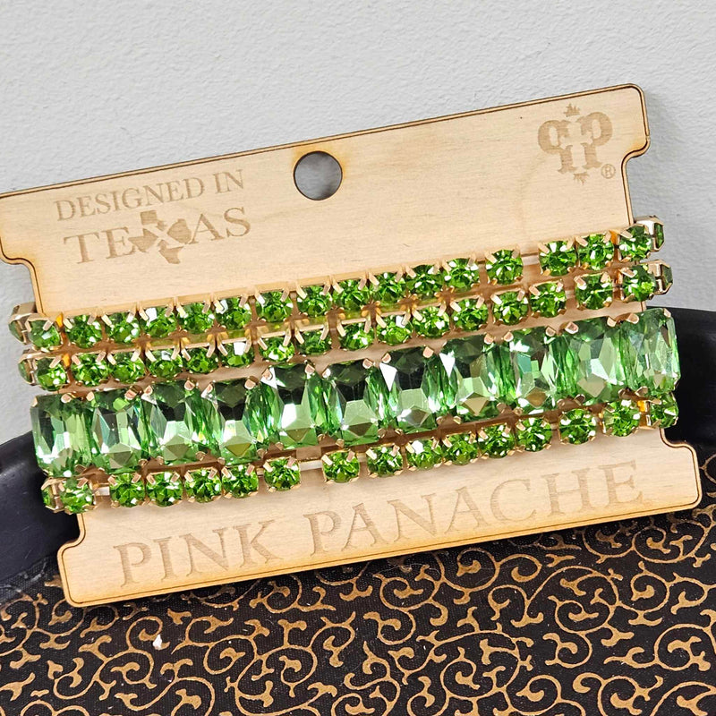 PP Lime Green Glam Bracelet Set