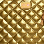 MJ Build-A-Bag Sidekick Gold Quilted