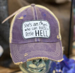 She's an Angel ... Purple Wash Brim Hat