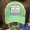 Wish List ... Green Wash Brim Hat