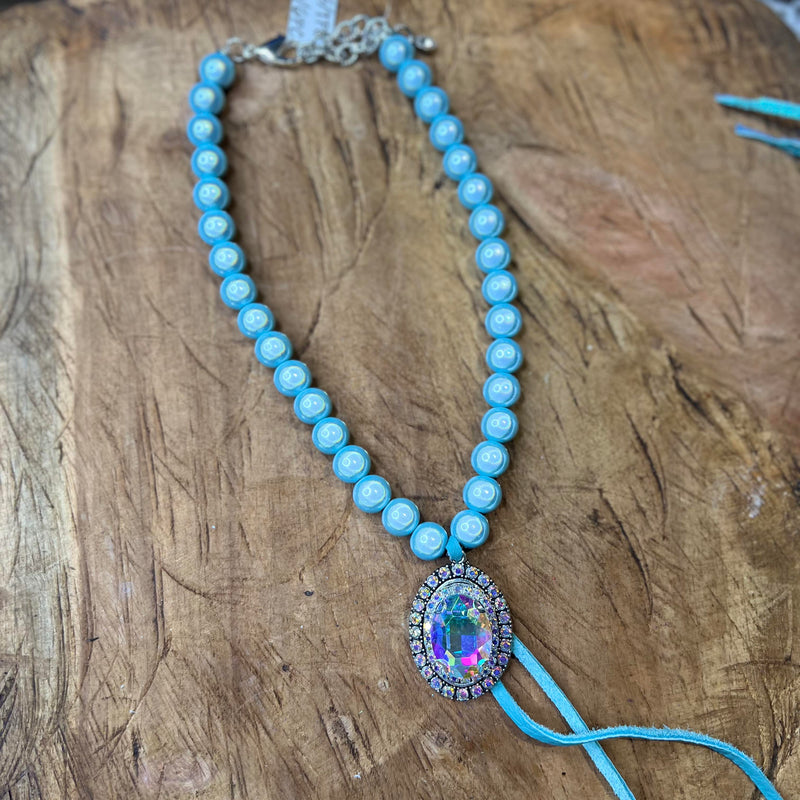 SL Miracle Bead Necklace - Blue