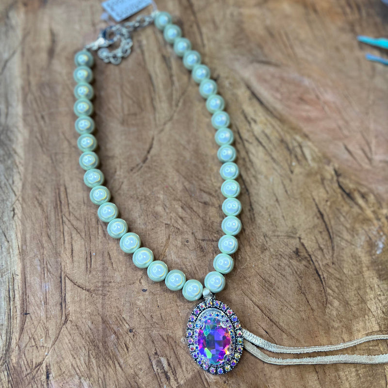 SL Miracle Bead Necklace - Mint