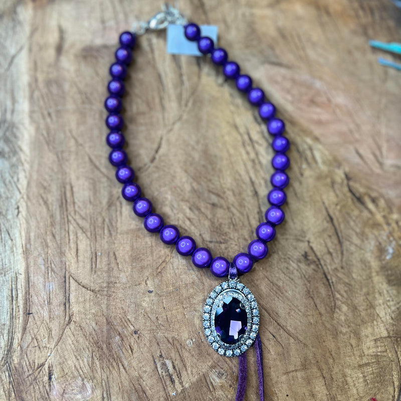 SL Miracle Bead Necklace - Purple