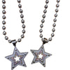 ATG AB BLING DOUBLE STAR NECKLACES