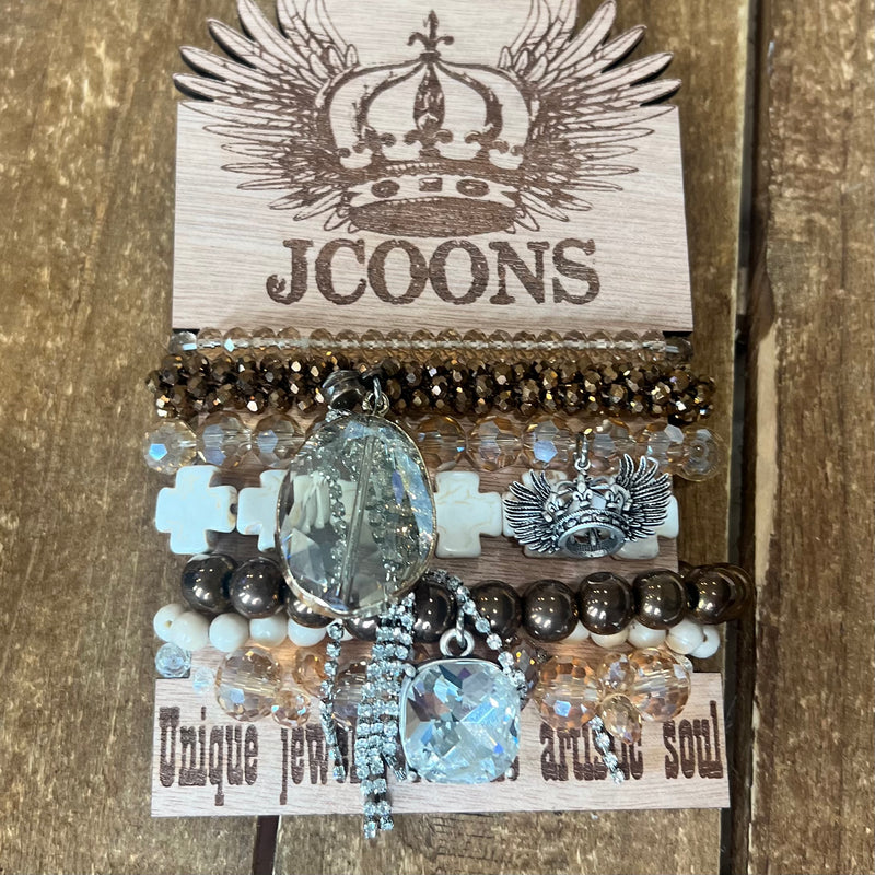 JCOON Bronze Dream Stack Bracelet