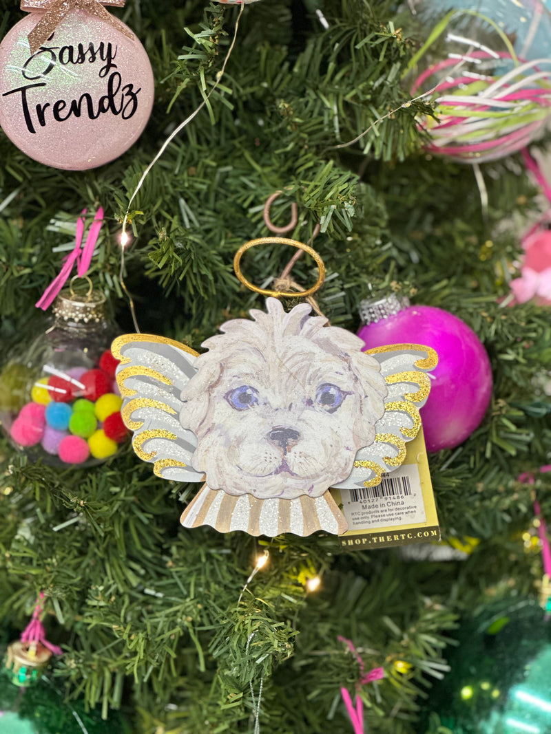 RT Dog Angel Ornament