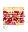PP Red/Pink Bracelet Set