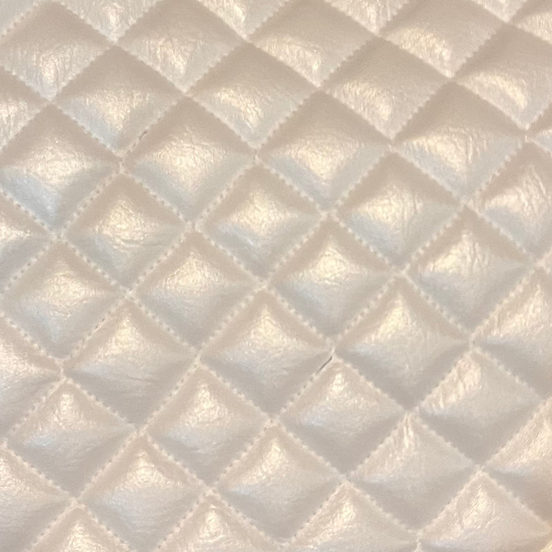 MJ Build-A-Bag Jumbo White Quilted