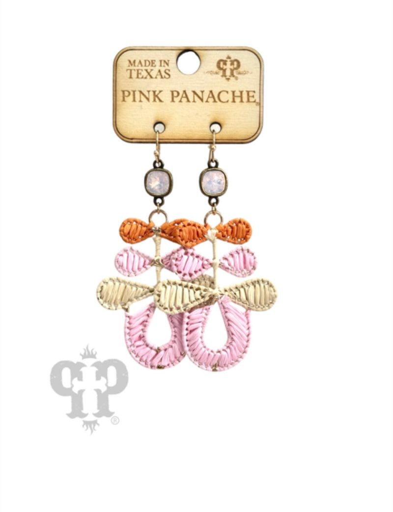 PP Pink/Khaki Earrings