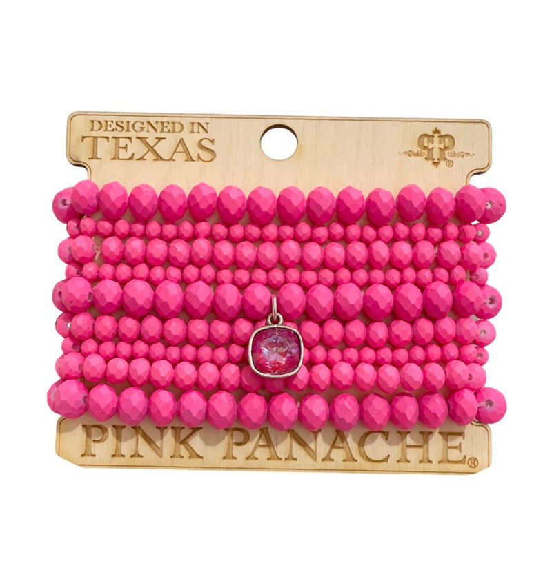 PP Hot Pink Devotion Bracelet Set