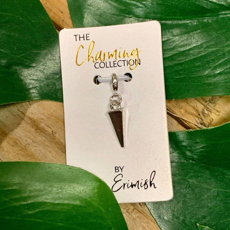 The Charming Collection Silver Cone Charm