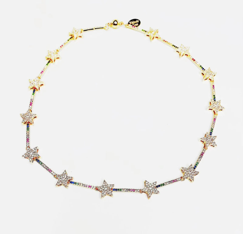 Melania Clara Star Dream Gold Necklace